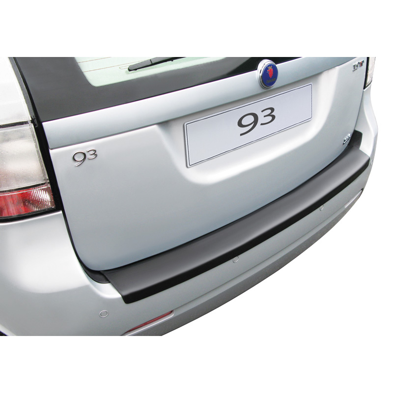 ABS Achterbumper beschermlijst  Saab 9.3 Estate 2005- Zwart