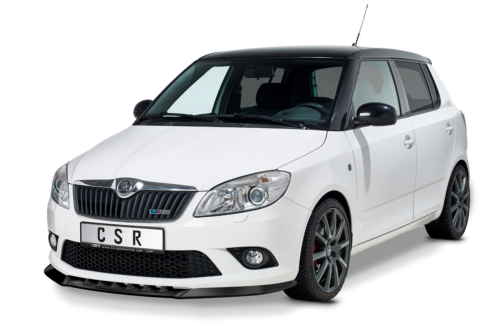 Voorspoiler Skoda Fabia 2 RS (Typ 5J) 2010–2014 – CSR Automotive – Glans Zwart