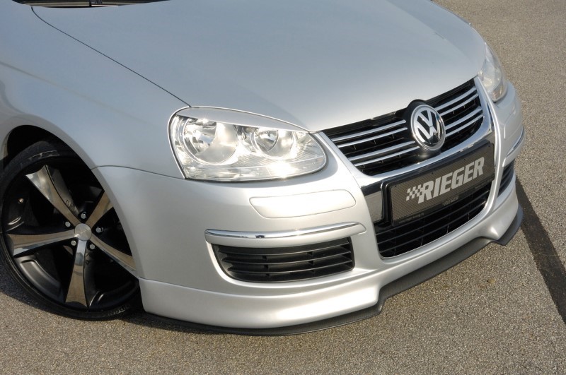 Spoilerzwaard Carbon voor voorspoilerlip VW Jetta 1 08.05- Riege