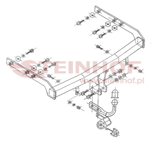 Trekhaak Ford Galaxy 05/2000-2006