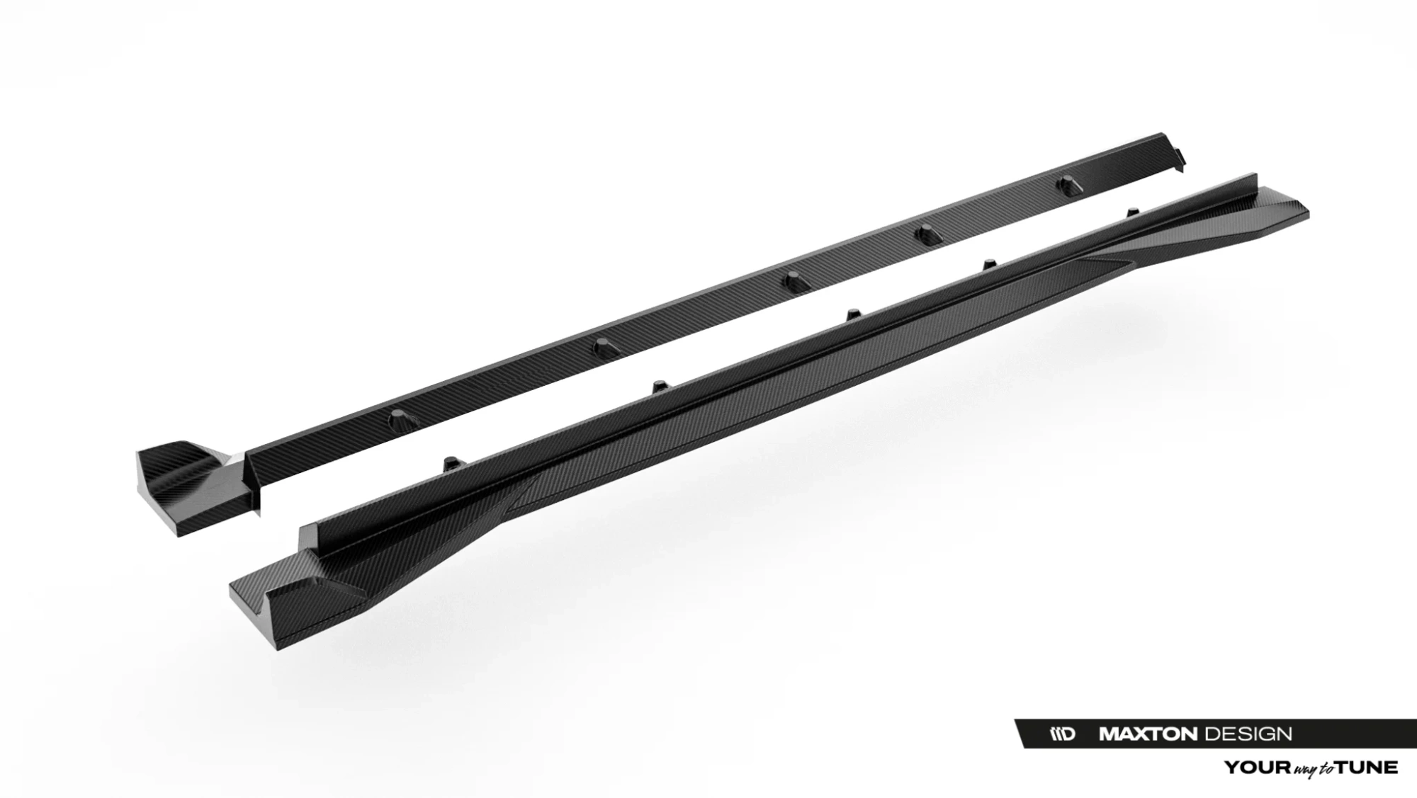 Zijskirts Audi RSQ8 Maxton Carbon