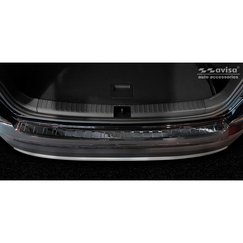 Echt 3D Carbon Achterbumperprotector  Seat Ateca 2016-2020 & FL 2020-