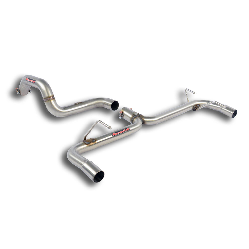500 ABARTH 1.4T Multiair "Mod. USA" (160 Hp) 2011 Rear pipe kit Right - Left (Muffler delete)