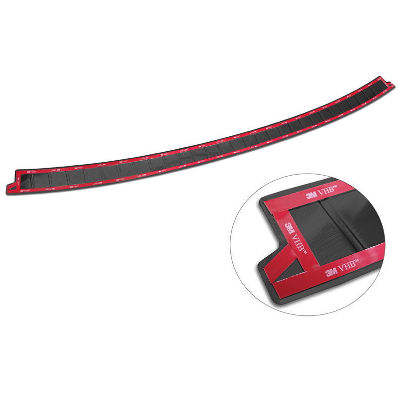 Zwart RVS Achterbumperprotector  Dacia Jogger 2022- 'Ribs'