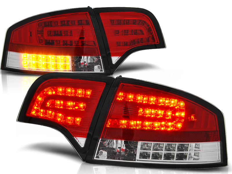 Luces traseras Audi A4, 04-07 LED/LIMOUSINE red/wit
