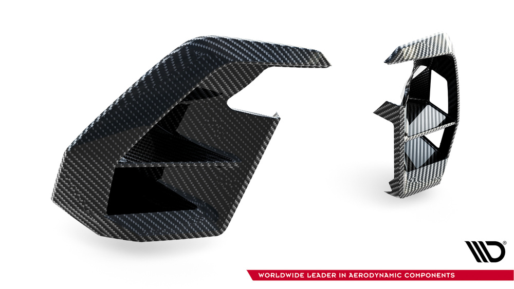 Carbon Voorbumper Side Vents BMW X7 M-Pack G07 Facelift Maxton