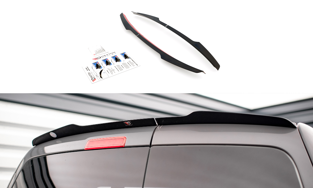 Spoiler VW Caddy Mk.3 FL Maxton Glans Zwart