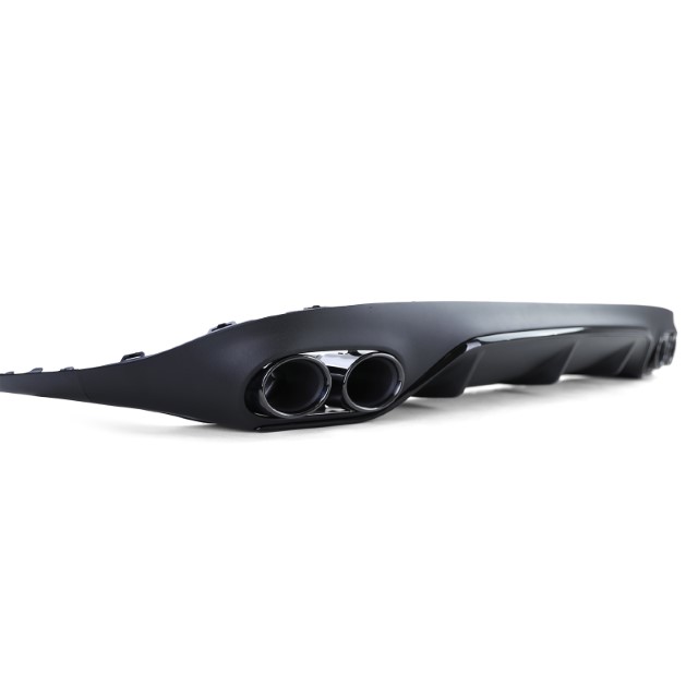 Diffusor Mercedes E-Class C238 Coupe (2016-..) Piano Black Met Sierstukken