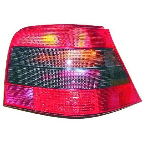 Achterlicht links GOLF IV 97->> ZWART/ROOD