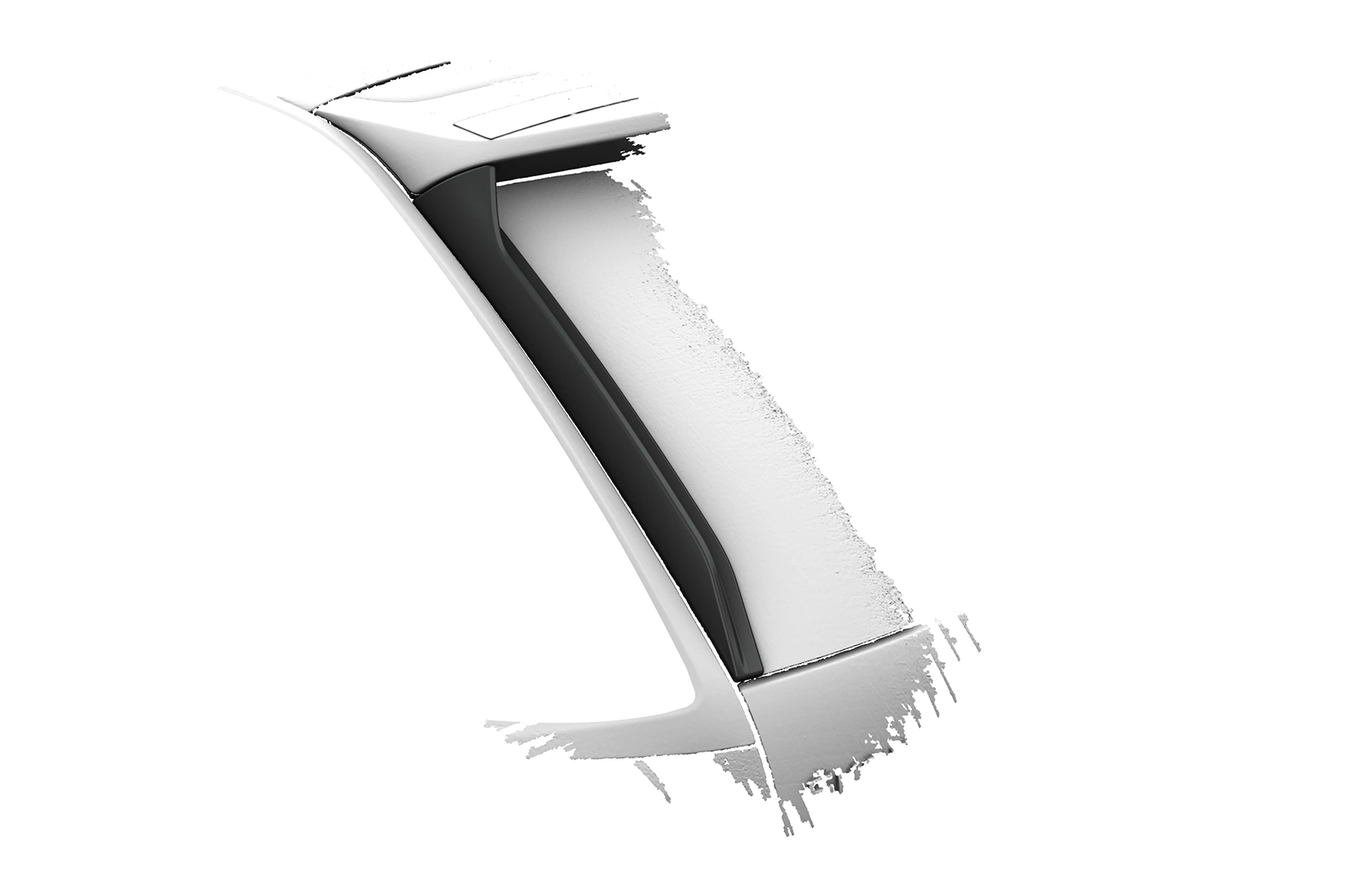 Achterspoiler Skoda Octavia 3 (Typ 5E) RS glans zwart