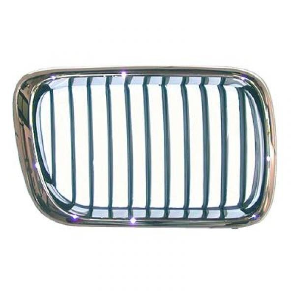 Grill rechts BMW E36 96-99 met ChroomLIJST
