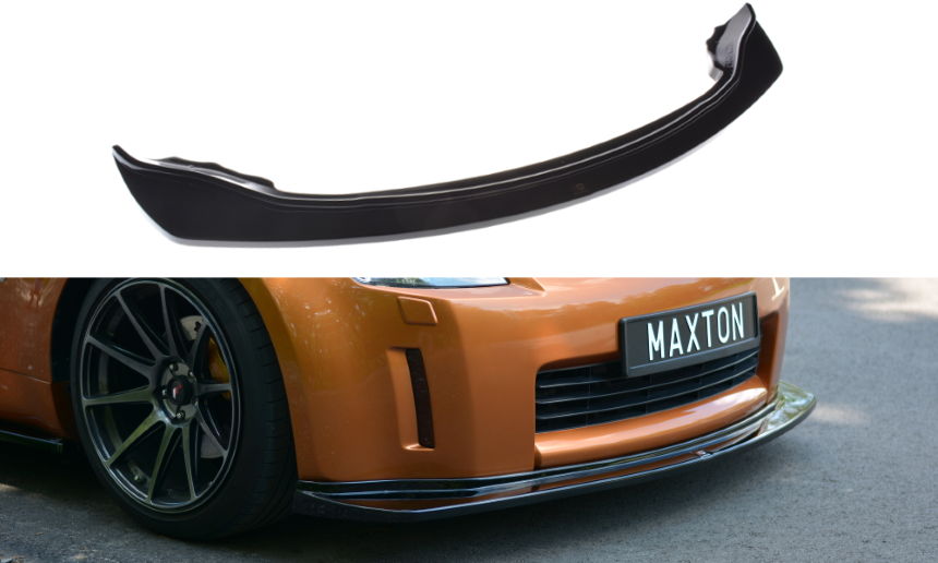 Voorspoiler Nissan 350Z Maxton Design glans zwart