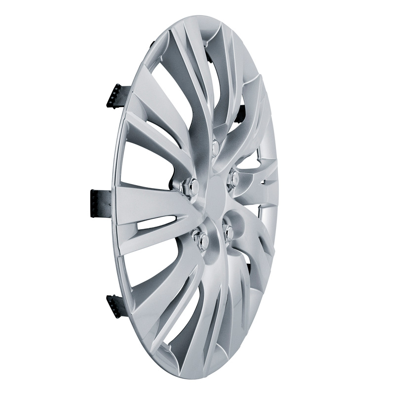 4-Delige Wieldoppenset Ohio 16-inch zilver