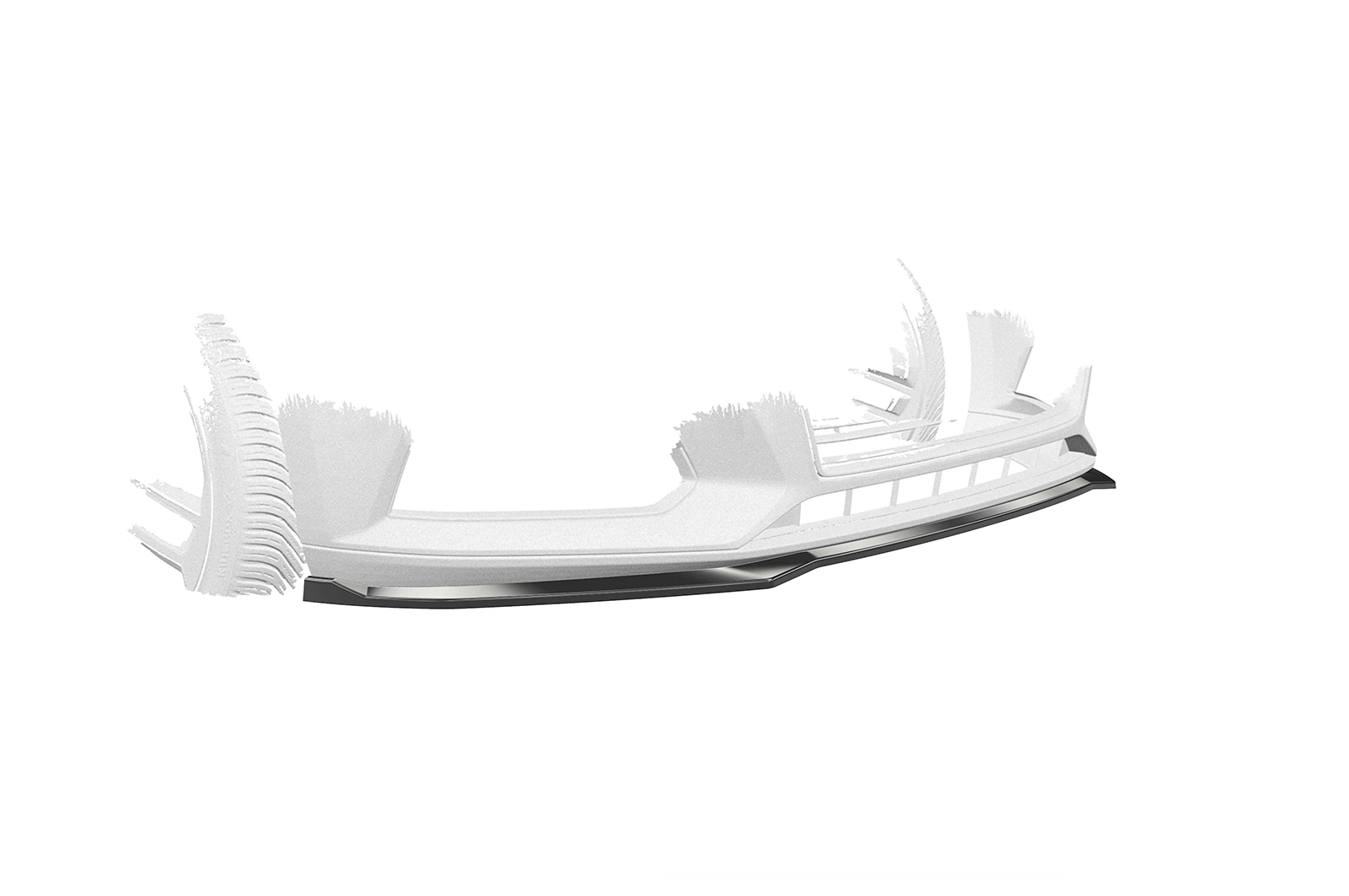 Voorspoiler Audi A5 (F5) Glans Zwart – CSR Automotive 