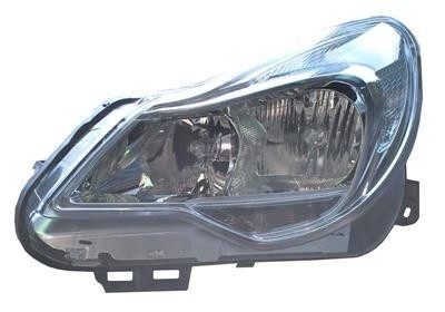 koplamp, Valeo, H7+H1, elektr verstelb, met motortje, chroom, li