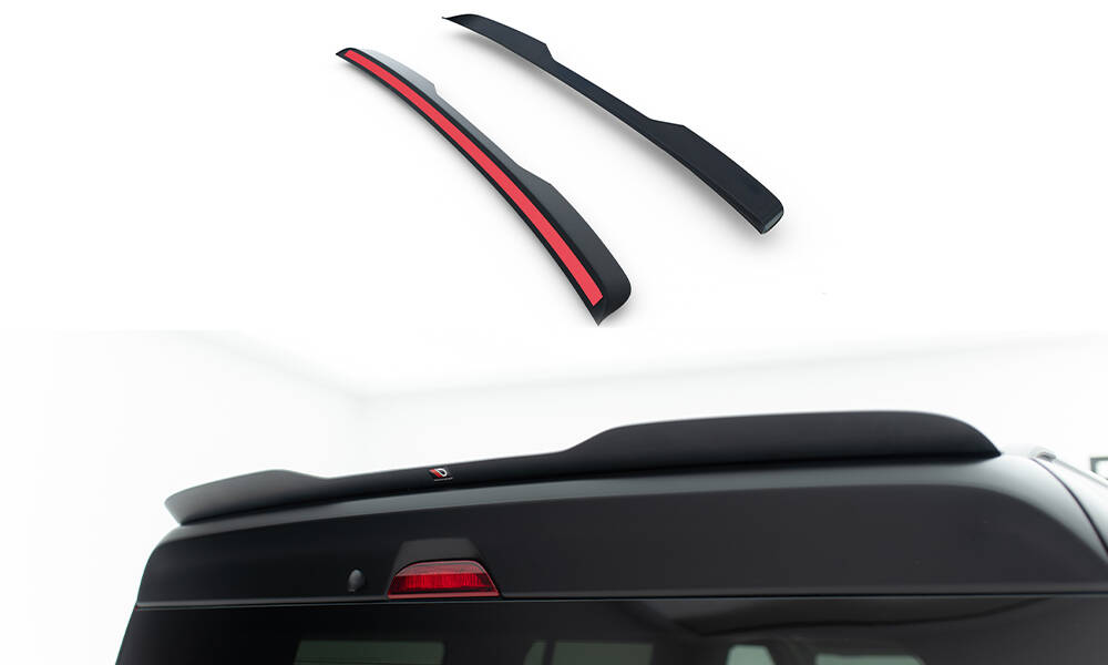 Spoiler Cap Ford Tourneo Courier MK2 Maxton Glanzend zwart