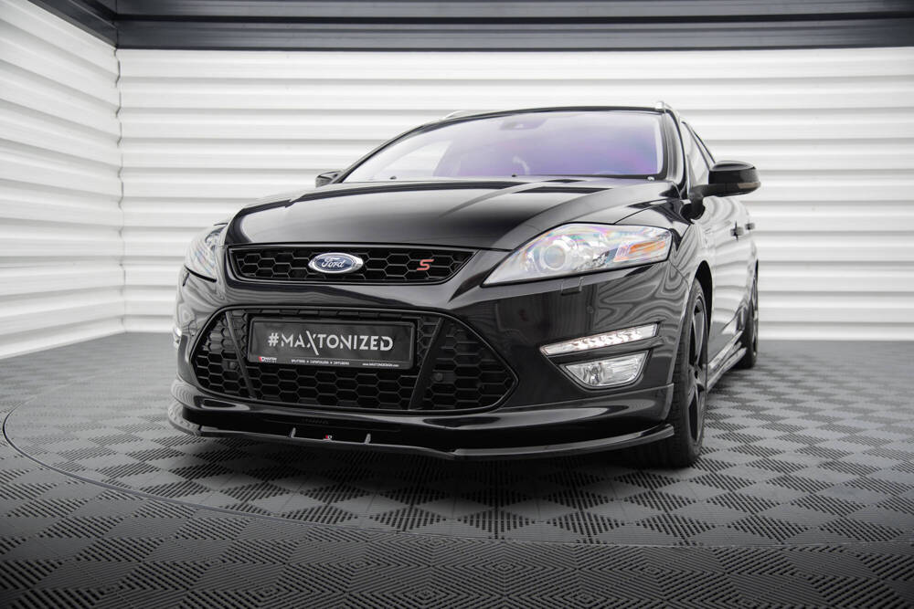 Voorspoiler V.1 Ford Mondeo ST-Line FL Maxton Glans Zwart