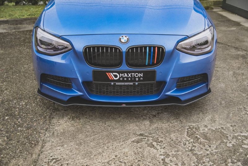 Race voorspoiler BMW 1-Serie M135I F20 Maxton Design zwart