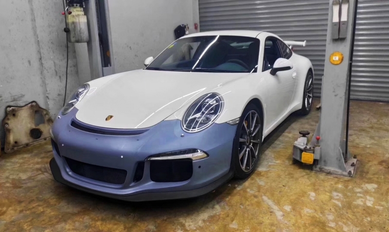 Voorbumper Porsche 911 991 GT3 Design