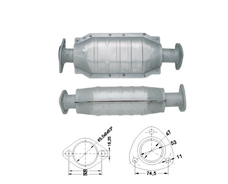 Honda CONCERTO 1.6i 16V 1590 cc 82 Kw / 112 cv D16Z2E Magnaflow