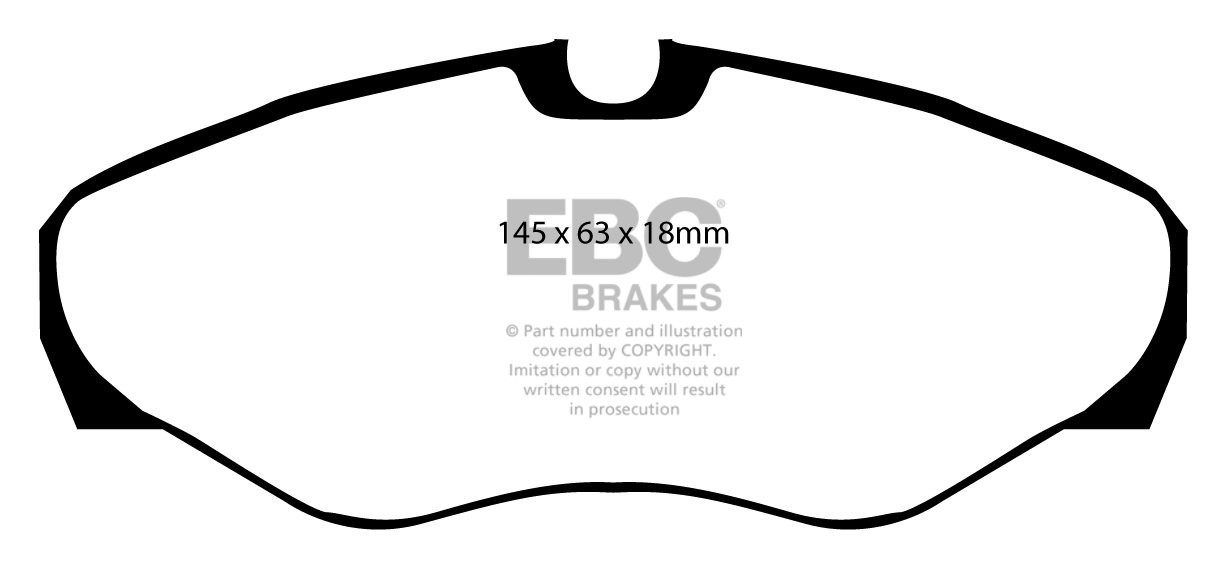 EBC Brakes VAUXHALL BEDRIJFSWAGEN Vivaro 2.0 2002-.. Remblokken