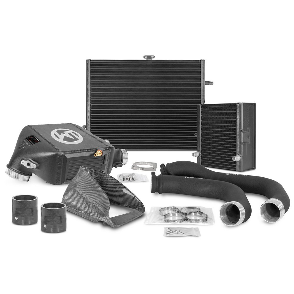 BMW M3 F80 S55 mot. 2014-2018 zonder roetfilter Competition kit: Intercooler + Watercooler + Pipes