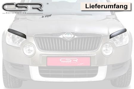 Koplampspoilers Skoda Yeti