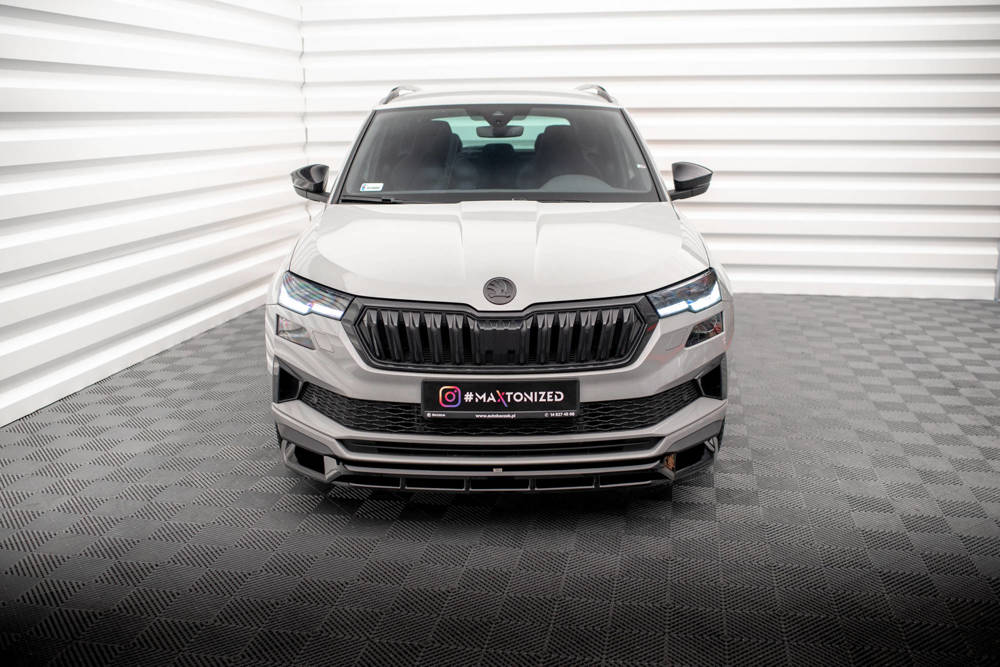 Voorspoiler Skoda Karoq Sportline FL Maxton Glans Zwart