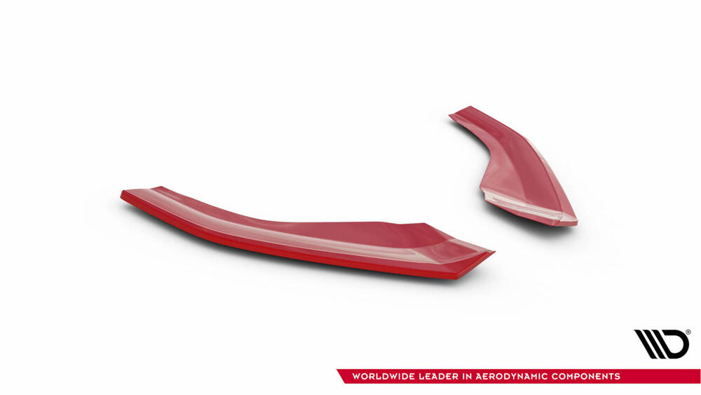 Voorspoiler VW Golf 7.5 GTI Facelift Glans Rood V.6
