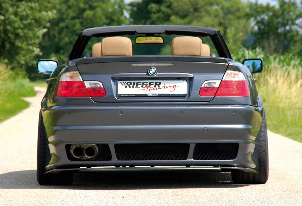 Voorbumper CS look BMW E46 coupe/cabrio Rieger