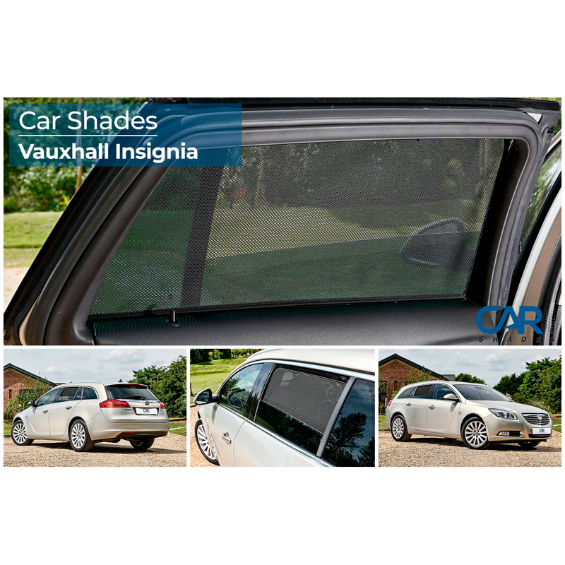 Set Car Shades (achterportieren)  Opel Insignia Sportstourer 2008-2017 (2-delig)