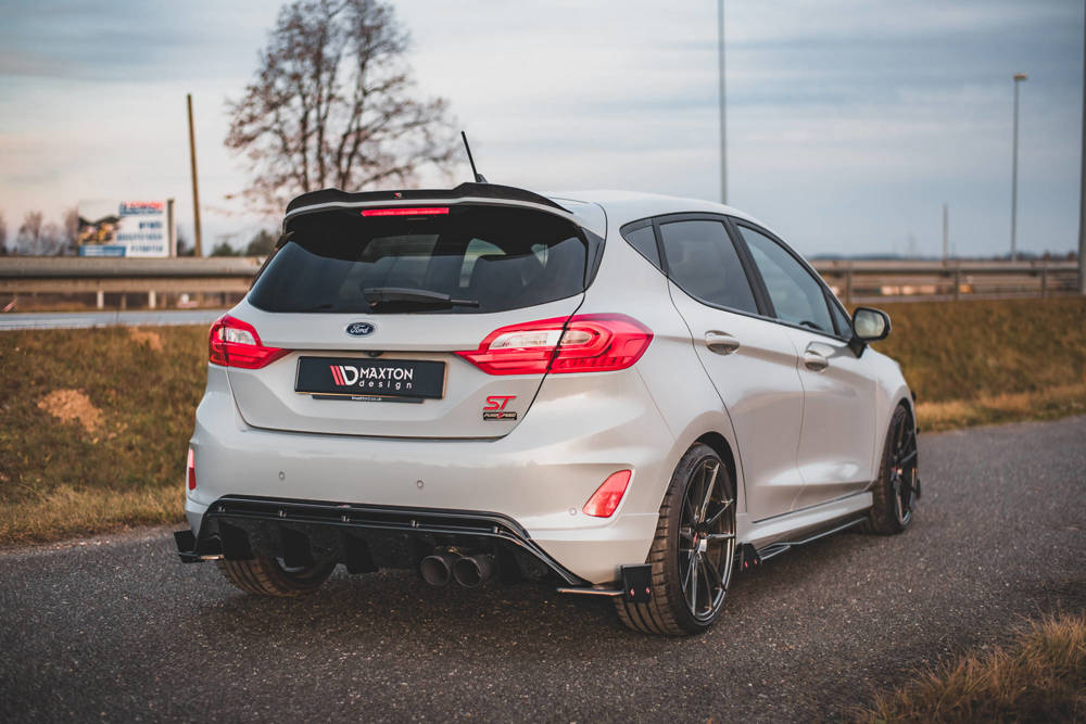 Zijskirts Canards V.2 Ford Fiesta ST/ST-line Maxton Glans Zwart