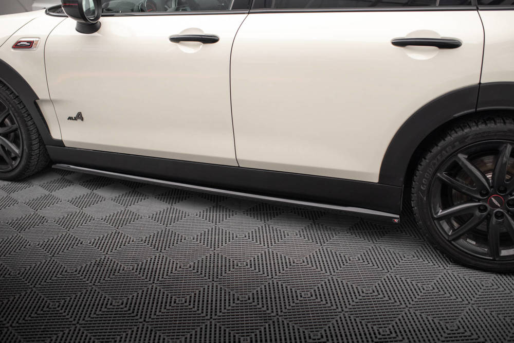Zijskirts Mini Cooper Clubman John Cooper Works F54 Facelift 2019 - Maxton Glans Zwart