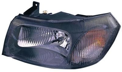 koplamp, Visteon, H4, zwart, elektr verstelb, rechts Ford Transi