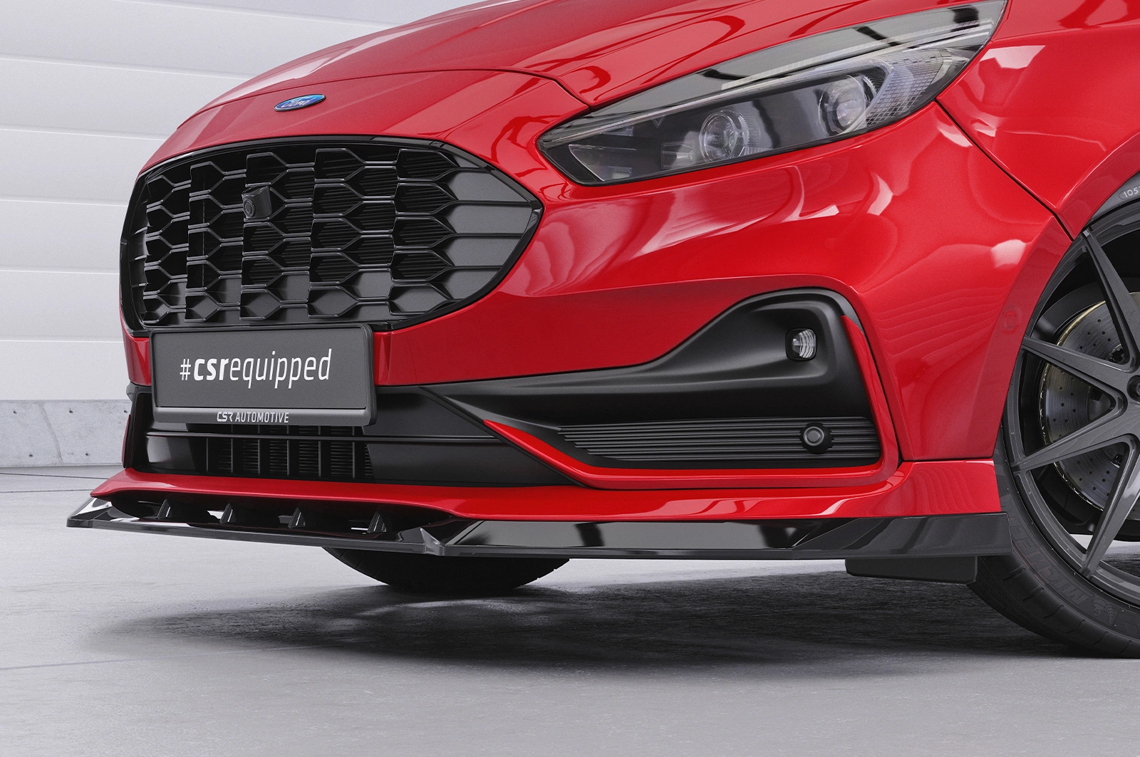 Voorspoiler Ford S-Max MK2 glans zwart 2019–