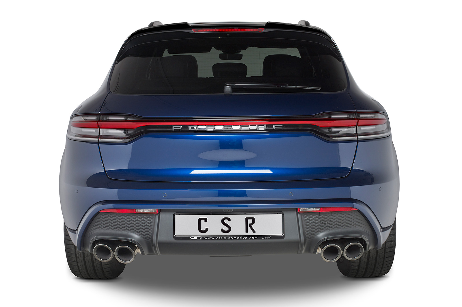 Spoiler Porsche Macan CSR glans Zwart