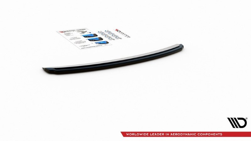 Centale Achterspoiler Audi S4 / A4 / A4 S-Line B8 Sedan Glanzend Zwart