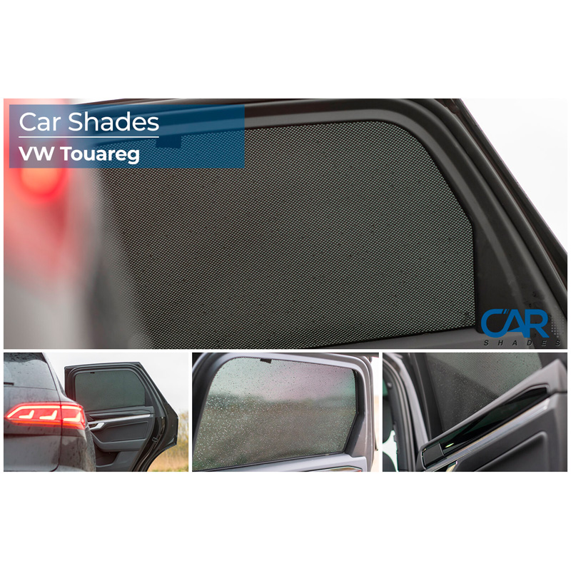 Set Car Shades (achterportieren)  Volkswagen Touareg 2018- (2-delig)