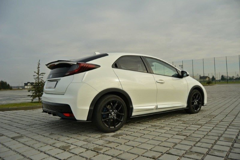 Spoilerkap Honda Civic Mk9 Facelift Glanzend Zwart Maxton