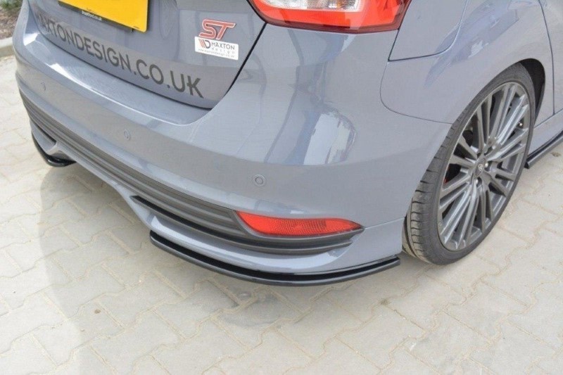 Achterzij Spoilers Ford Focus ST Mk3 FL V.2 Glanzend Zwart