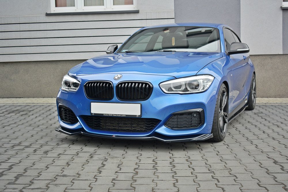 Voorspoiler BMW 1-Serie F20/F21 Facelift M-Power V2 Gloss Black