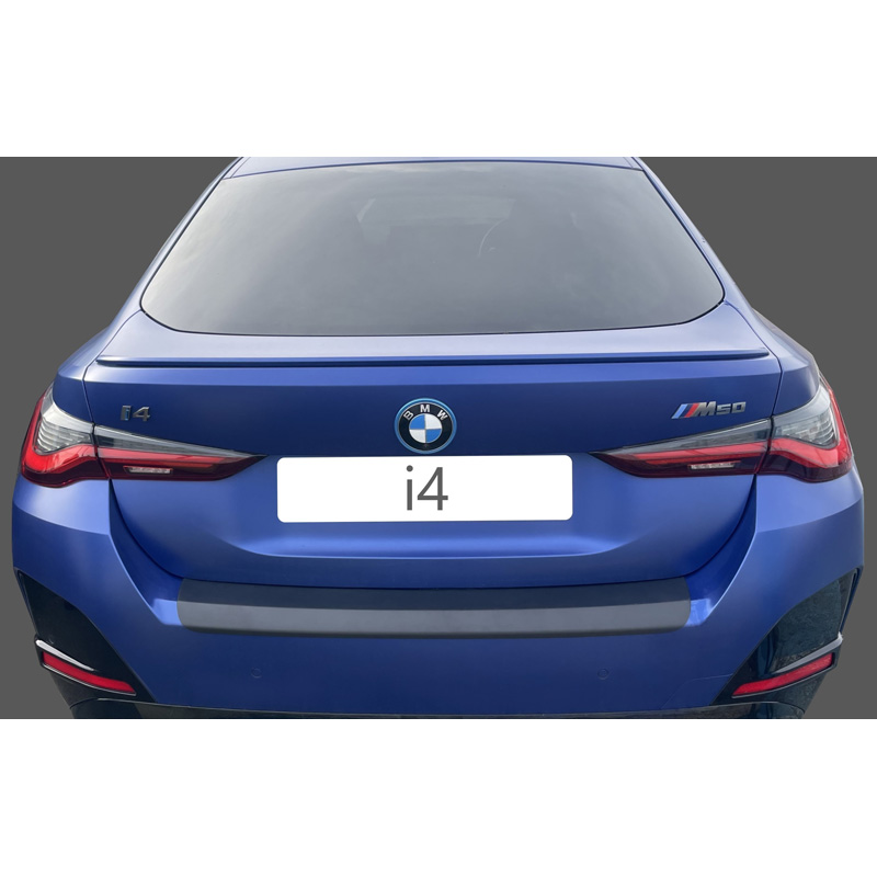 ABS Achterbumper beschermlijst  BMW i4 (G26) 'M' / M-Sport 2021- Zwart
