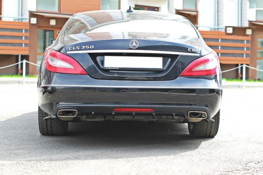 Diffuser Mercedes CLS W218 Maxton Design glans zwart