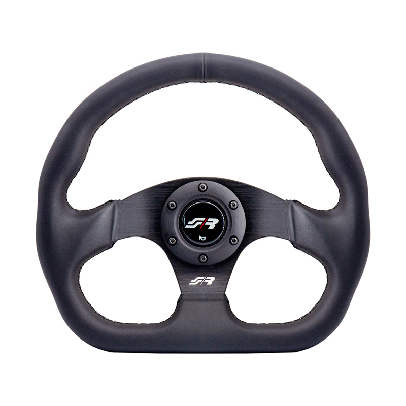 Simoni Racing Universeel Sportstuur 'Need for Speed' - Zwart Eco-Leder - Diameter 330mm