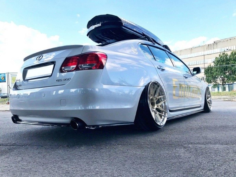 Centrale Achterspoiler Lexus GS 300 Mk3 Facelift (Zonder Verticale Bars) Glanzend Zwart