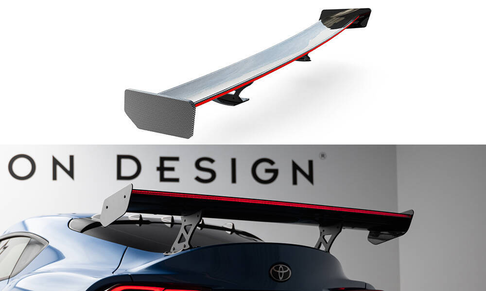 Carbon Spoiler + Led Toyota Supra Mk5