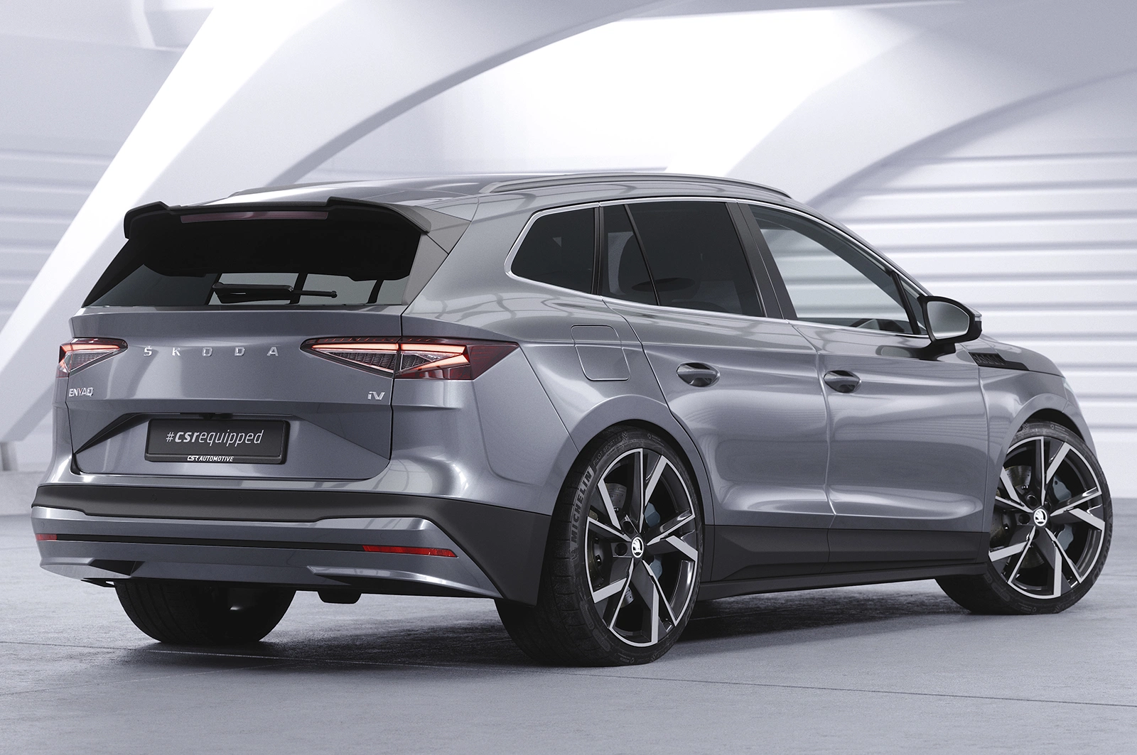 Achterspoiler Škoda Enyaq iV glans zwart CSR
