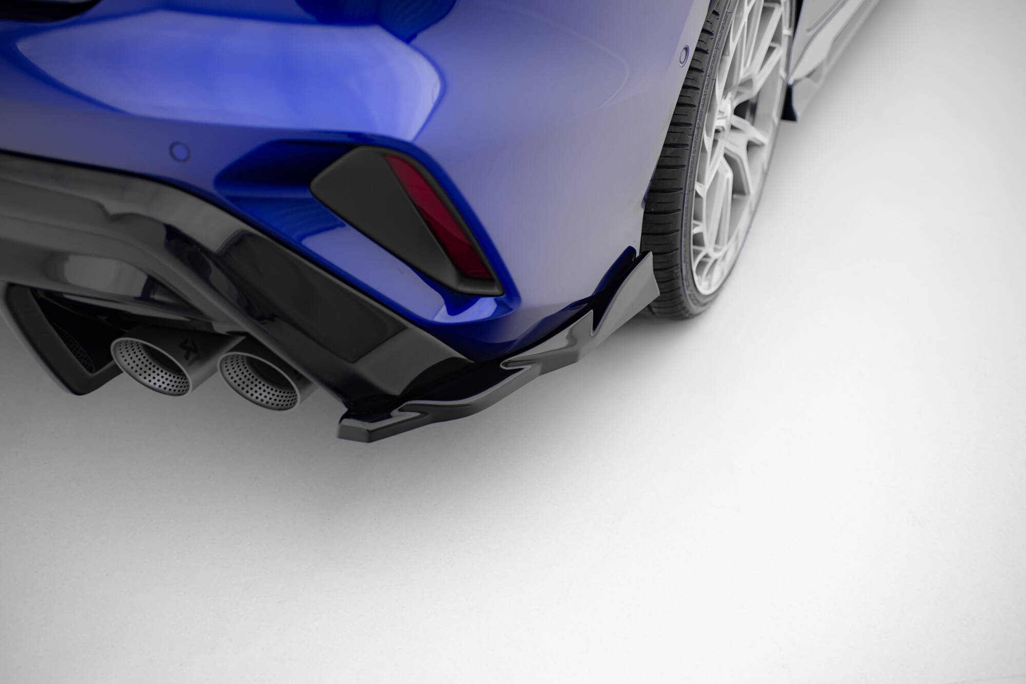 Achterzij Spoilers V.4 Audi S3 Sedan 8Y Facelift Maxton Glanzend zwart