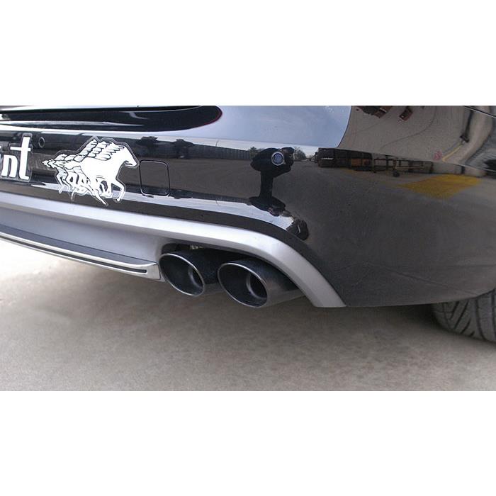 AUDI A6 C7 4G (Sedan + Avant) QUATTRO 3.0 BiTDI V6 (313 Hp) 2012 -> 2014 Rear pipe Right 100x75 BLAC