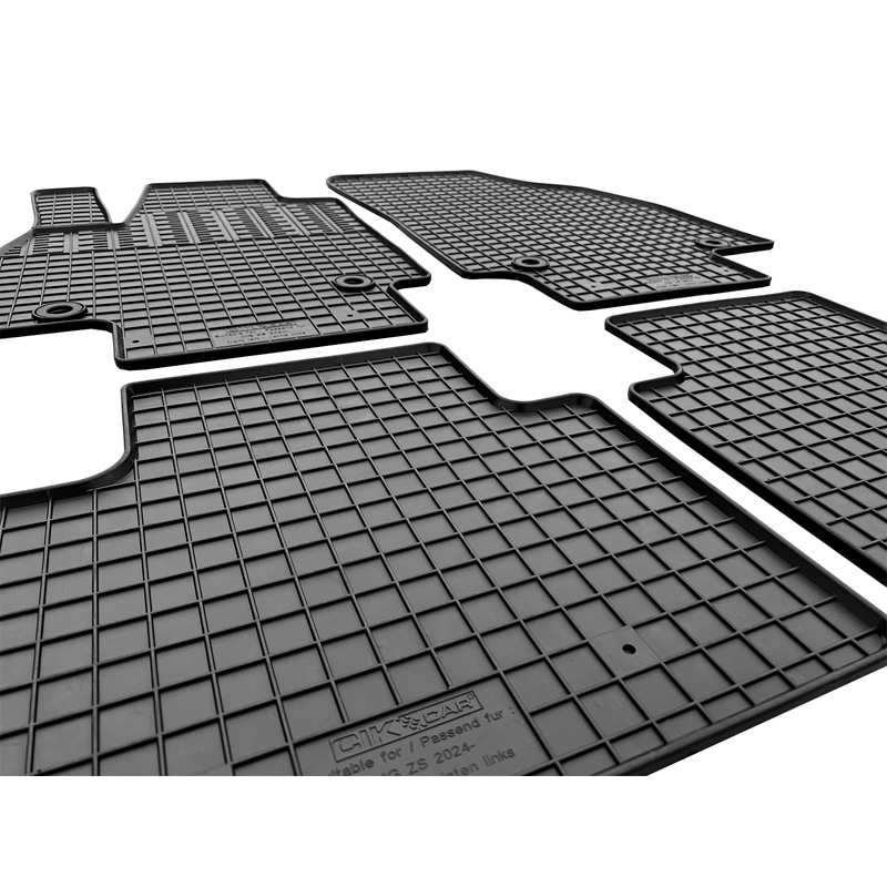 Rubber matten  MG ZS II Hybrid+ 2024- (4-delig + montagesysteem)